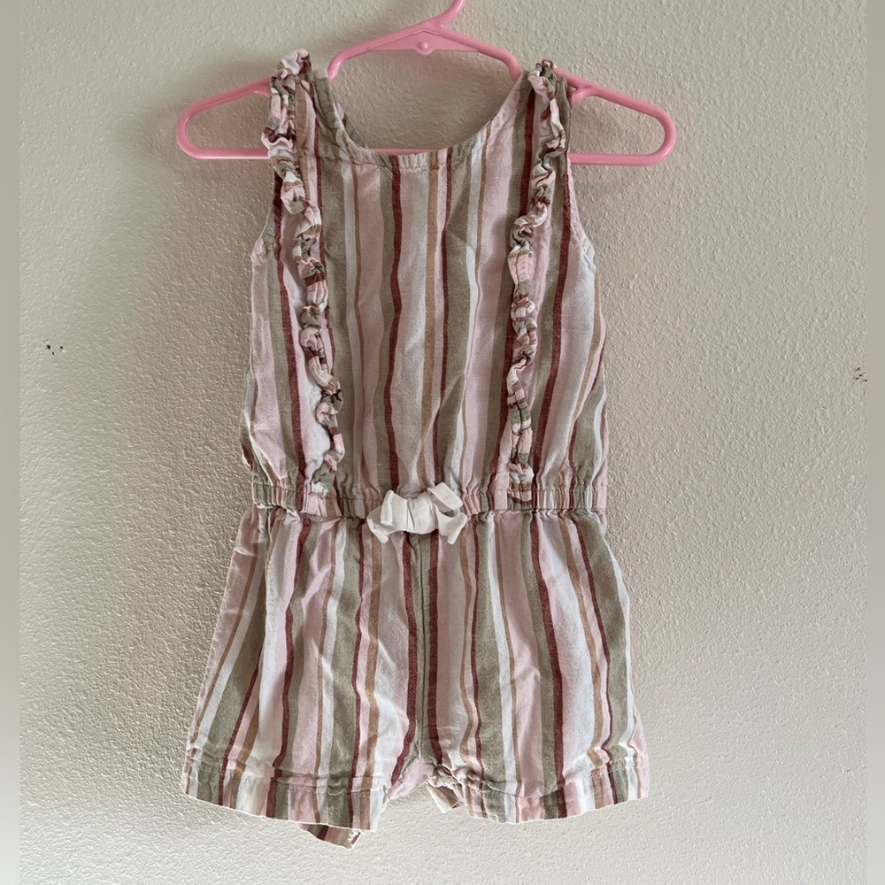 Girls Earth Tone Romper
